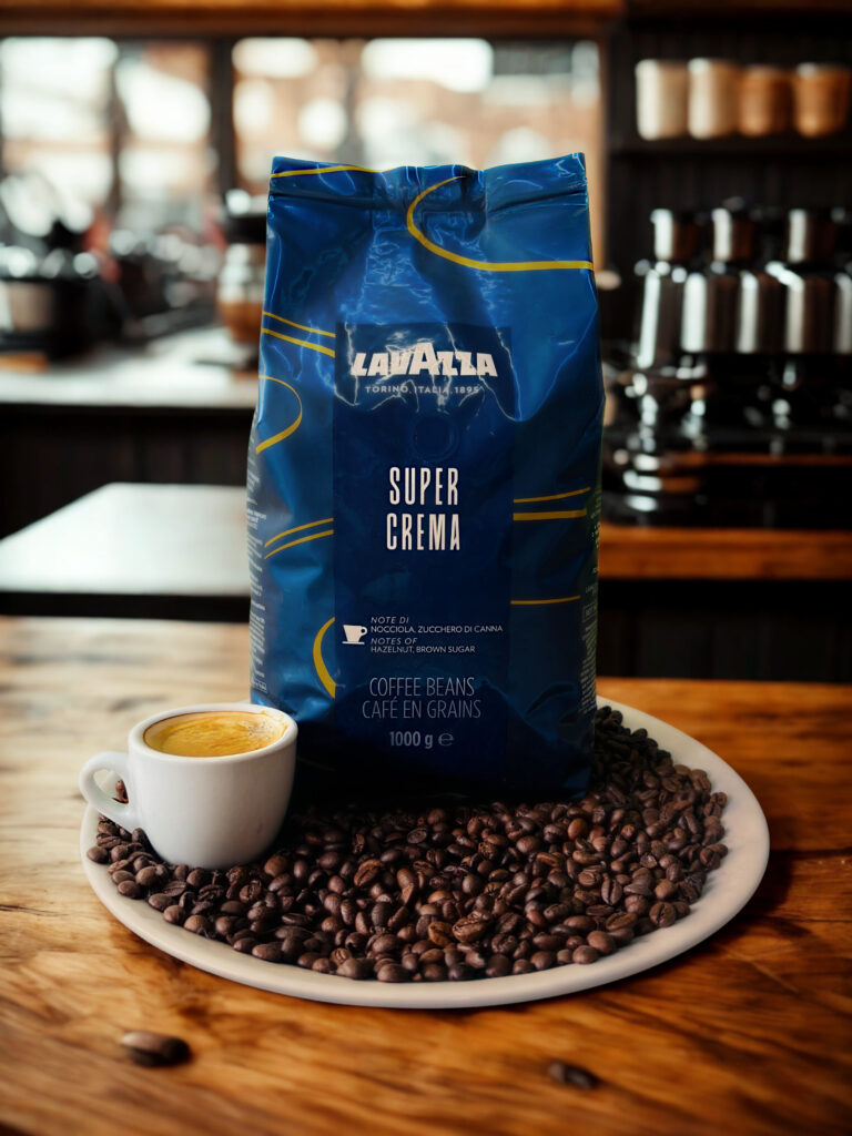 Кафе на зърна Lavazza Super Crema 1кг.