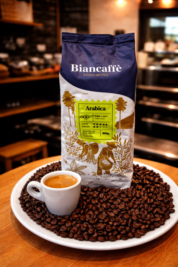 Кафе на зърна Biancaffe Arabica 0.500кг.
