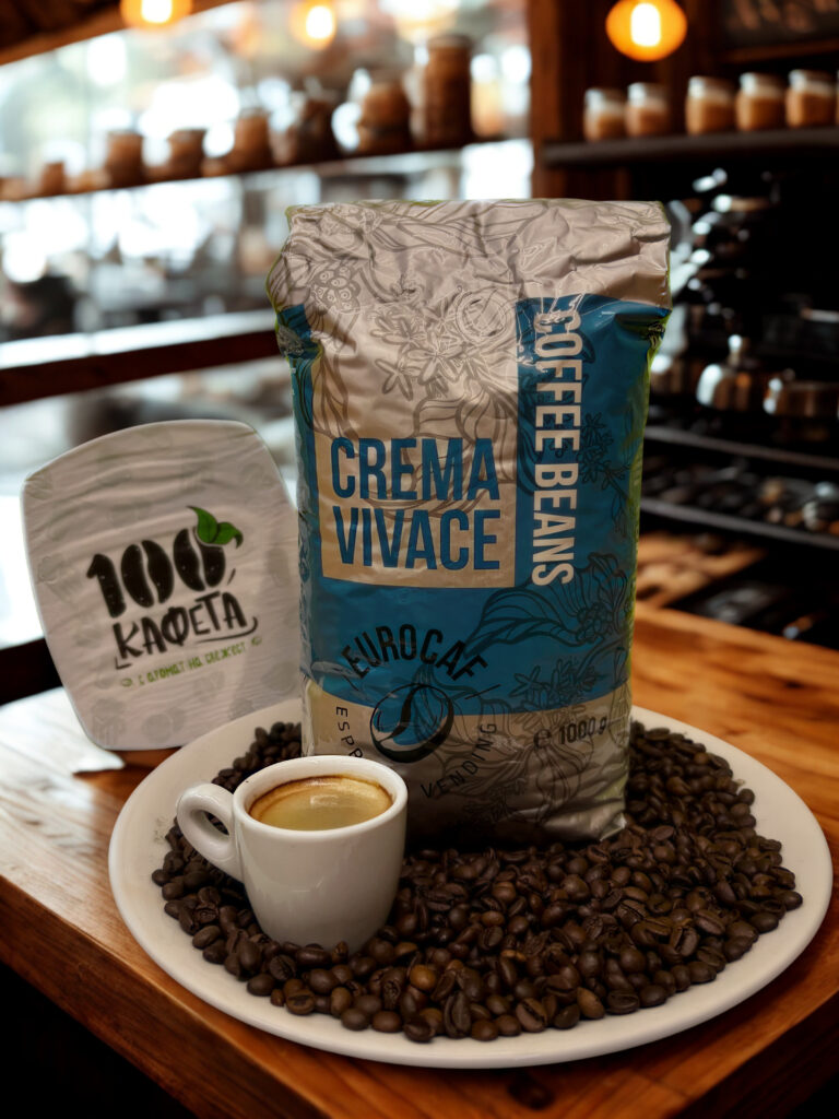 Кафе на зърна Eurocaf Crema Vivace 1кг.